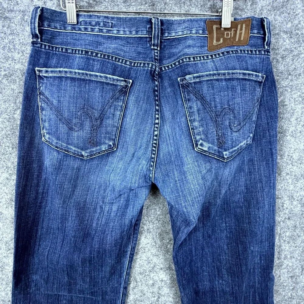 Citizens of Humanity Jagger Jeans Mens 34 Blue Denim Medium Wash Straight Leg